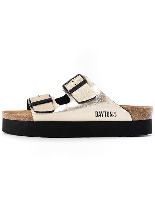 Bayton Pantoletter 'Japet'  guld / sort