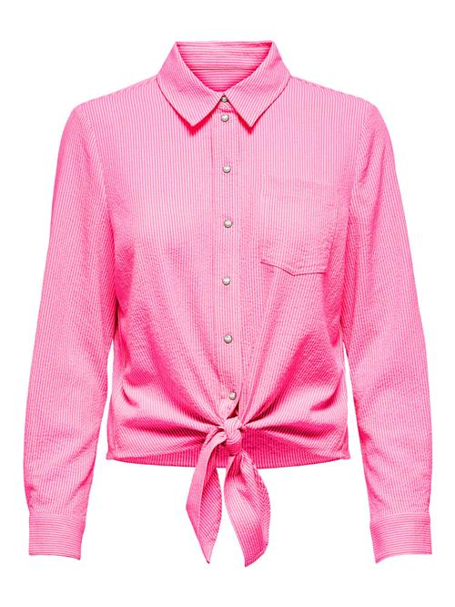 ONLY Bluse 'LECEY'  pink / hvid