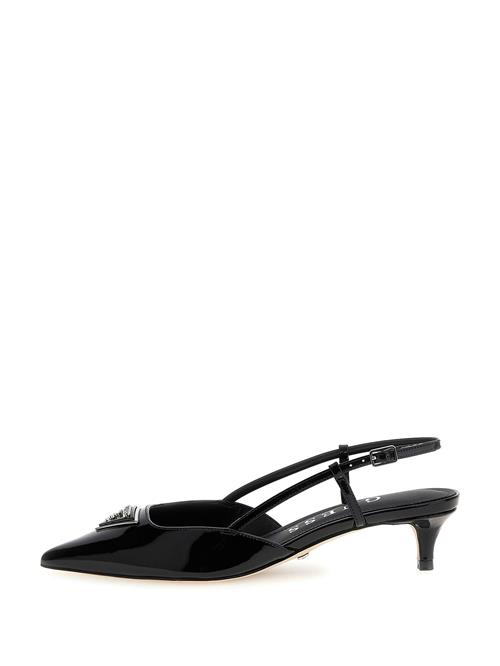 Se GUESS Slingpumps 'Jesson'  sort / sølv ved About You