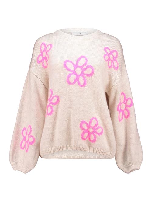 Hailys Pullover 'Al44va'  beige / pink