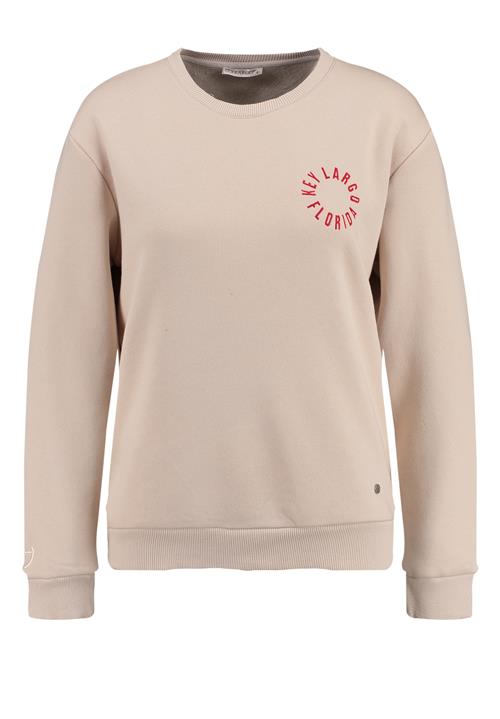 Se Key Largo Sweatshirt  beige / mørkerød ved About You