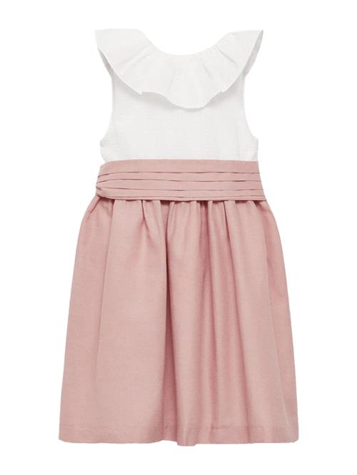 MANGO KIDS Kjole 'Chiara'  gammelrosa / hvid