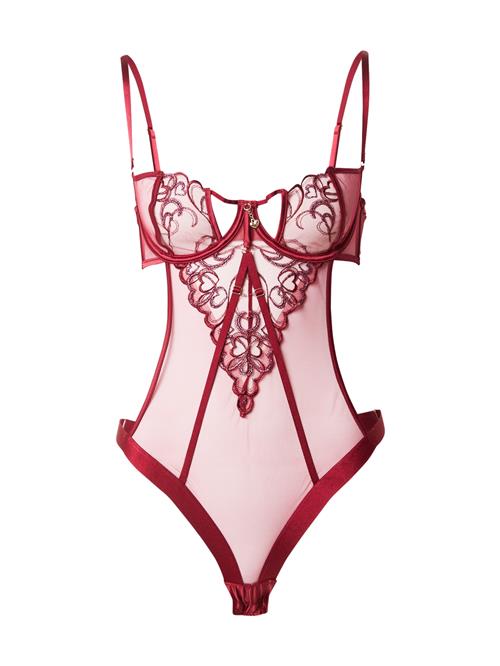 Hunkemöller Body 'Scarlett'  bordeaux / sølv