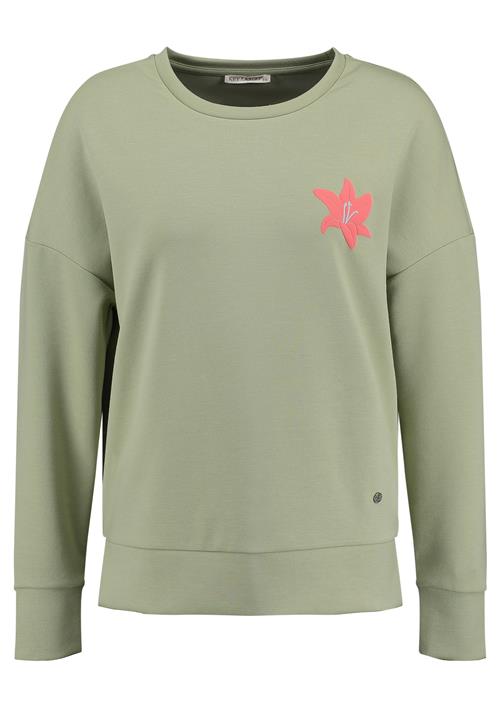 Se Key Largo Sweatshirt 'Weekend'  pastelblå / oliven / koral ved About You