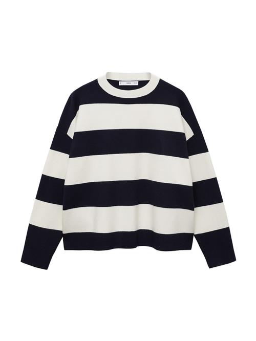 MANGO Pullover 'LOTUINI'  navy / hvid