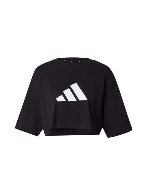 Se ADIDAS SPORTSWEAR Funktionsbluse  sort / hvid ved About You