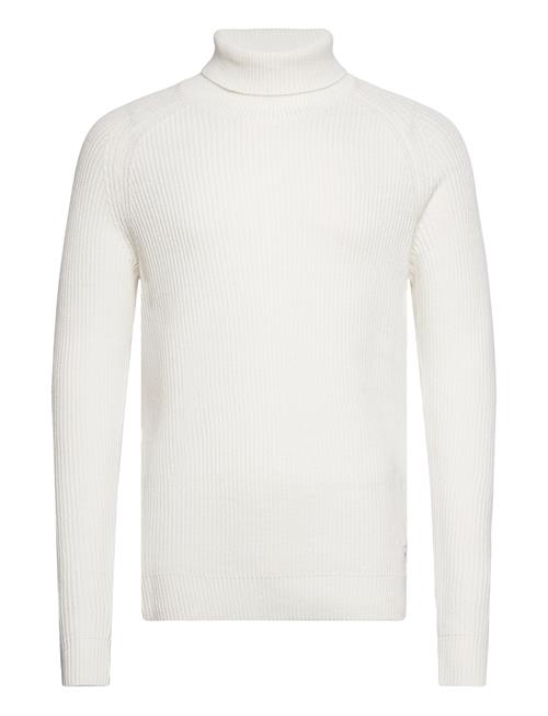 Jack & Jones Jjpannel Knit Roll Neck Aw23 Jack & J S White