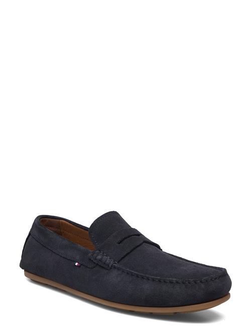 Casual Hilfiger Suede Driver Tommy Hilfiger Navy