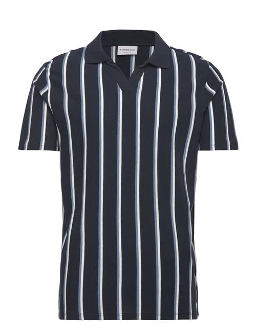 Stretch Polo Shirt S/S Lindbergh Navy
