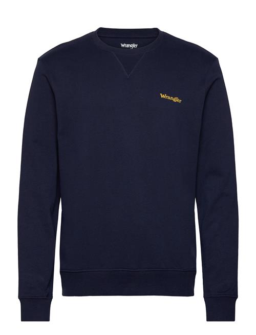 Small Logo Crew Wrangler Navy