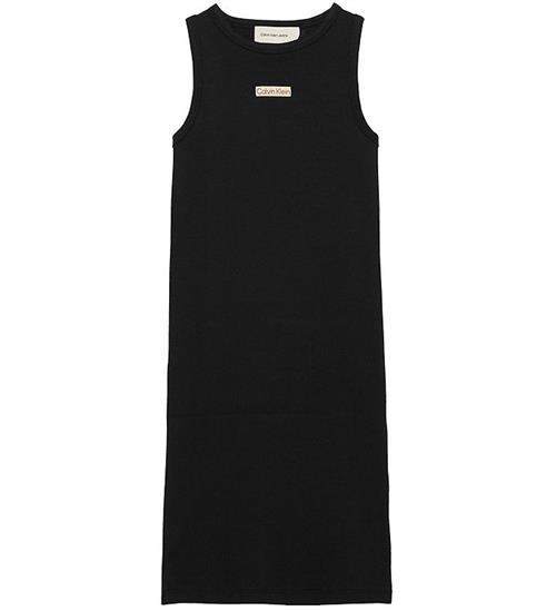 Calvin Klein Kjole - Rib Sleeveless - Ck Black