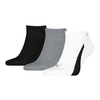 Puma Strømper 3P Lifestyle Sneaker Socks Hvid/Grå Str 43/46