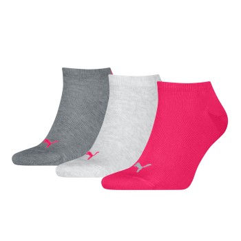 Puma Strømper 3P Sneaker Socks Rosa Str 39/42