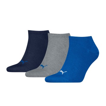 Puma Strømper 3P Sneaker Socks Sort/Blå Str 39/42