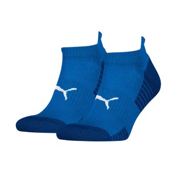 Puma Strømper 2P Sport Cushioned Sneaker Socks Blå Str 35/38