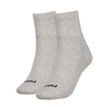 Puma Strømper 2P Women Heart Logo Short Crew Socks Grå Str 39/42 Dame