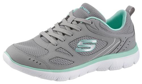 SKECHERS Sneaker low 'Summits-Suited'  grå / mint