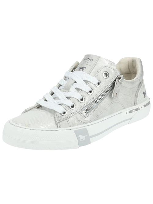 MUSTANG Sneaker low  sølv / hvid
