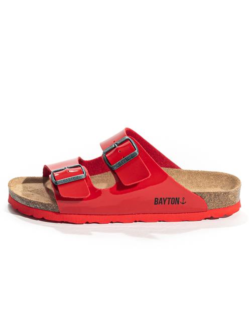 Bayton Pantoletter 'BALTIC'  brandrød / sort