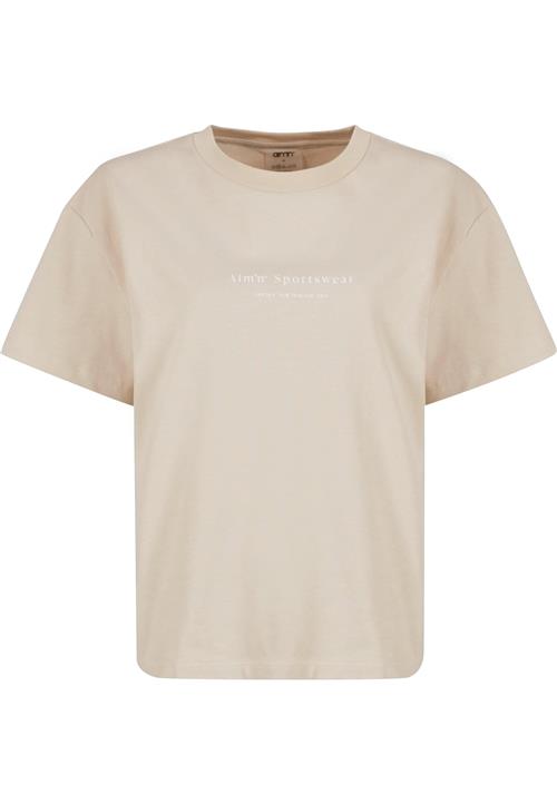 Aim'n Shirts 'Serif'  beige / hvid