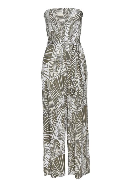 Se s.Oliver Jumpsuit  oliven / hvid ved About You