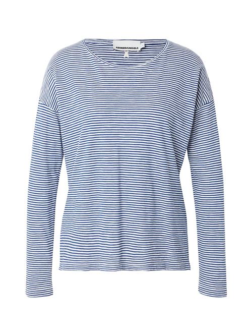 ARMEDANGELS Shirts  safir / hvid