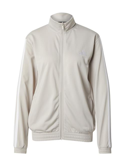 ADIDAS SPORTSWEAR Træningsjakke 'TRIC'  lysebeige / hvid