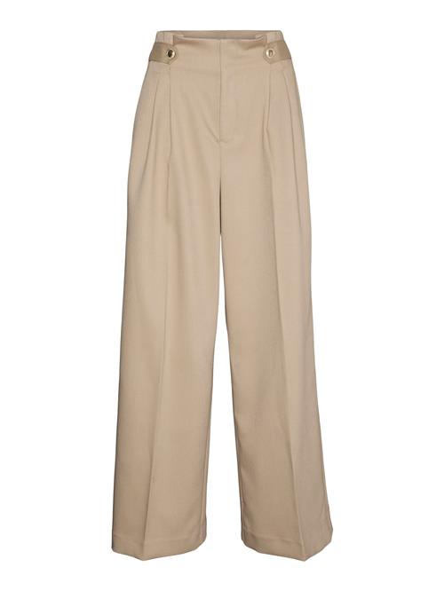 VERO MODA Bukser med lægfolder 'ELMA'  camel