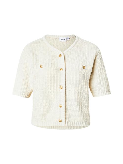 Se VILA Cardigan 'VITUT'  creme / guld ved About You