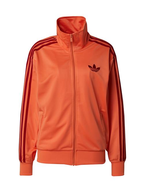 ADIDAS ORIGINALS Sweatjakke 'Adicolor Classic Firebird'  orange / rubinrød