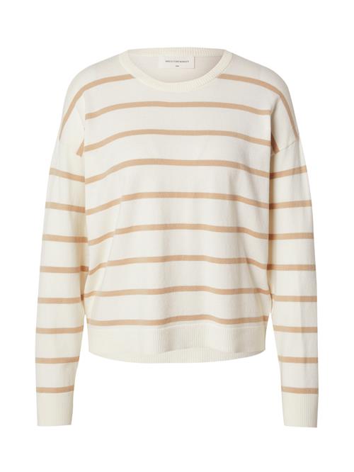 MSCH COPENHAGEN Pullover 'Maura'  beige / hvid