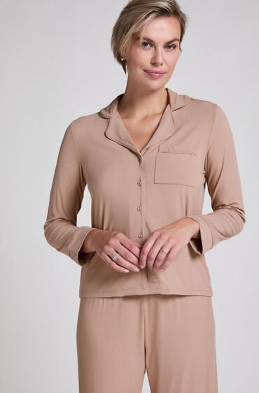 Hunkemöller Jacket Rib Essential Beige