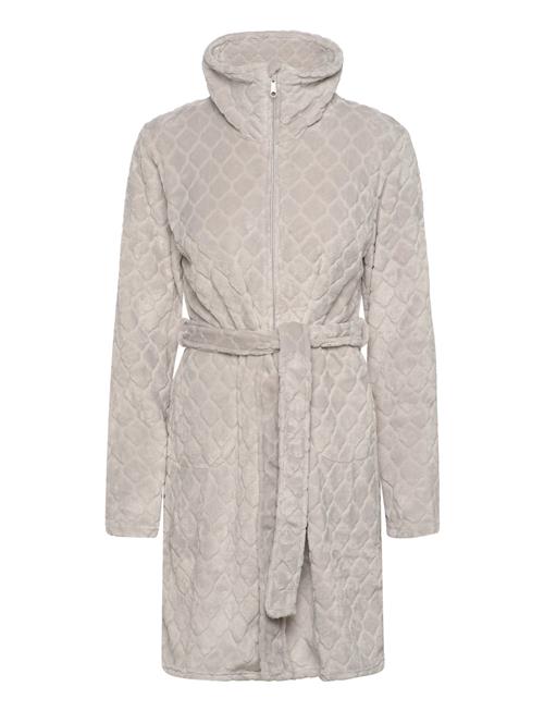 Fleece Zip Bathrobe Hunkemöller Grey