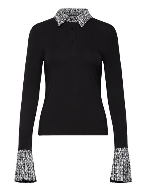 Lslv Boucle Polo Karl Lagerfeld Black