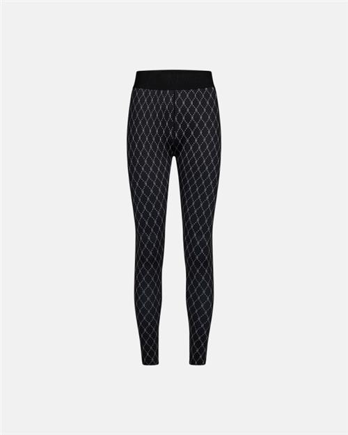 Leggings "logo" | Polyester | Sort