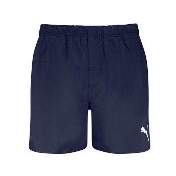 Puma Badebukser Mid Length Swim Shorts Marineblå polyester Large Herre