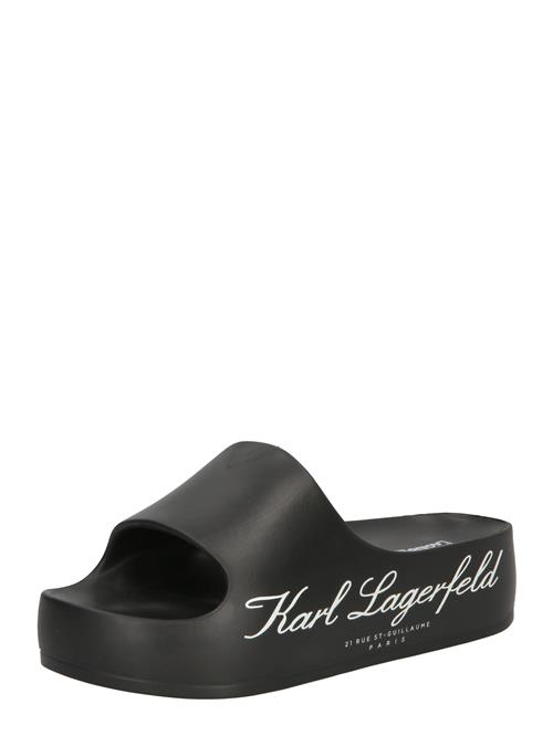 Karl Lagerfeld Pantoletter 'KOBO'  sort / hvid