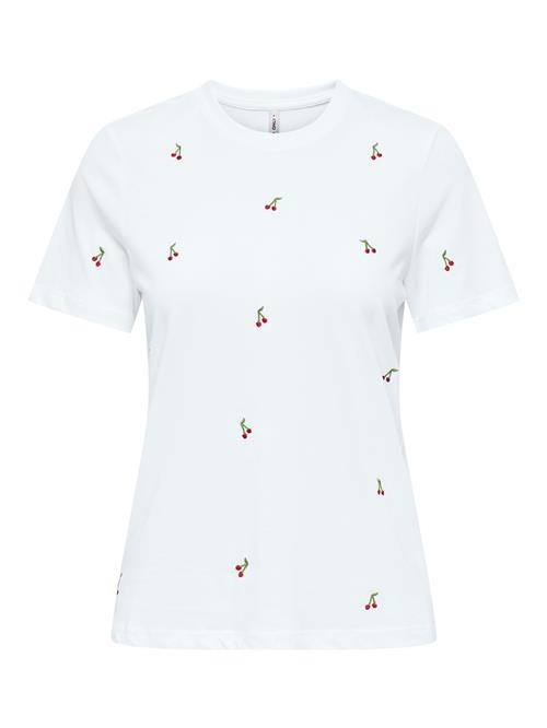 Se ONLY Shirts 'ONLKetty'  grøn / carminrød / hvid ved About You