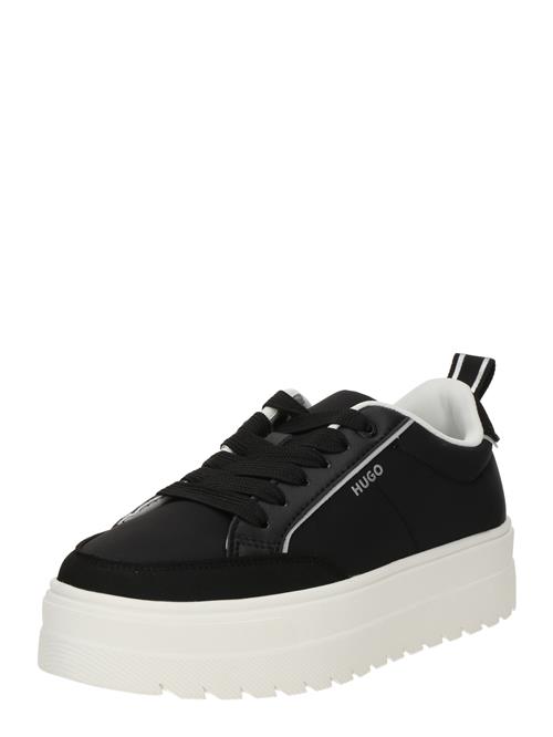 HUGO Sneaker low 'Lyssa'  sort / hvid