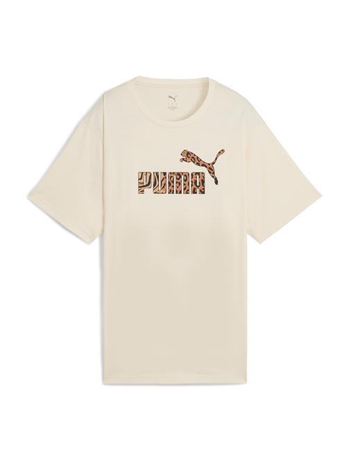 PUMA Shirts 'ESS'  beige / cognac / sort