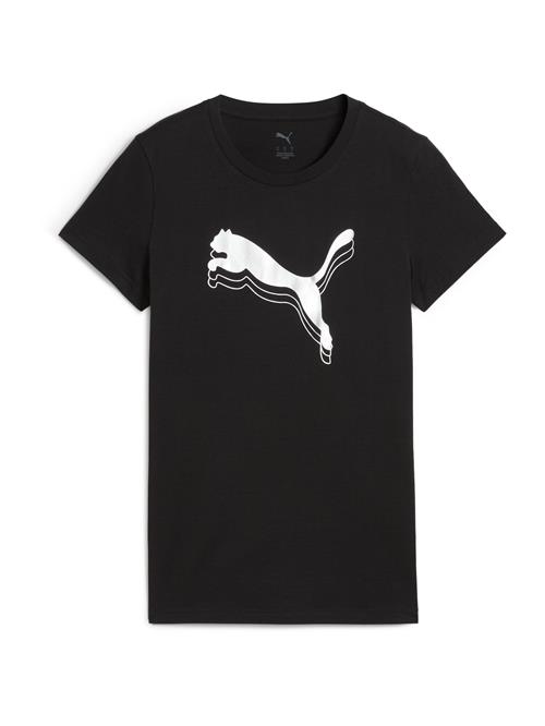 PUMA Funktionsbluse 'ESS'  sort / hvid