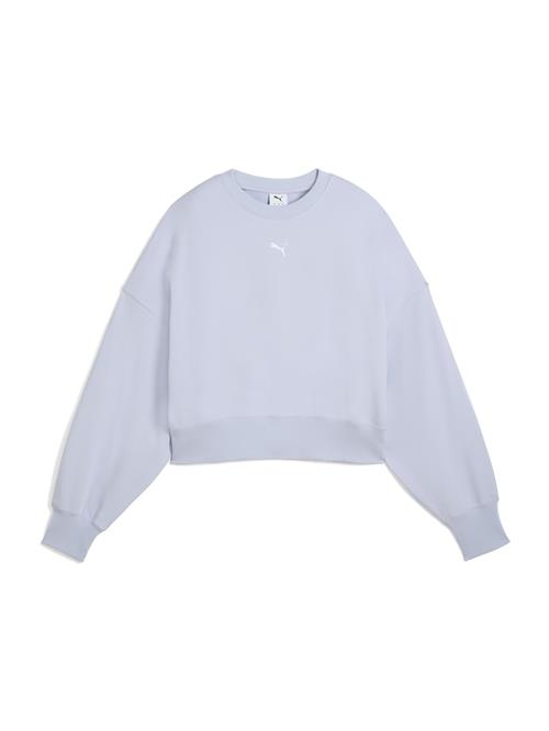 PUMA Sweatshirt 'Wardrobe Ess'  lyseblå / hvid