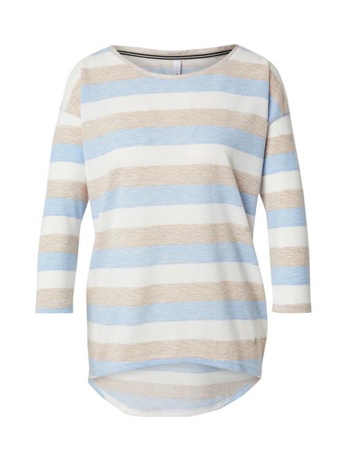 Hailys Pullover 'Mi44a'  beige-meleret / lyseblå / hvid