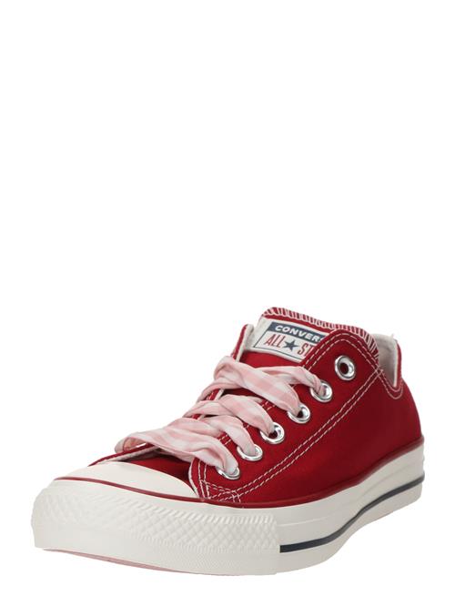 Se CONVERSE Sneaker low 'TAS OX DAYS AHEAD'  mørkerød / hvid ved About You