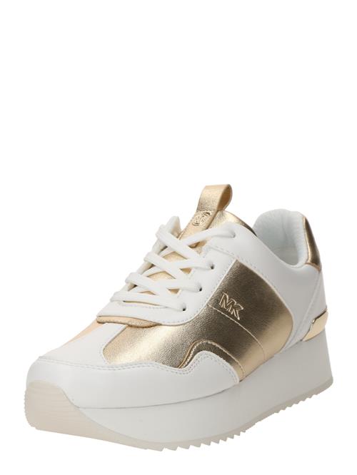 Se MICHAEL Michael Kors Sneaker low 'RAINA TRAINER'  guld / hvid ved About You