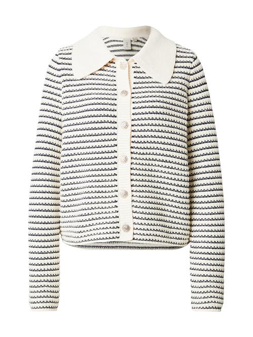 YAS Cardigan 'YASFANTO'  creme / sort