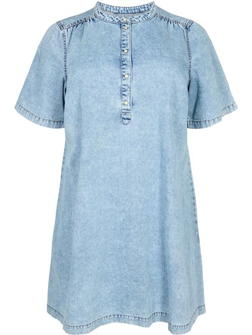 Zizzi Kjole  blue denim