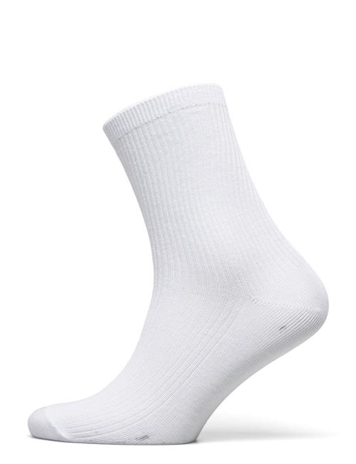 Fine Cotton Rib Socks Mp Denmark White