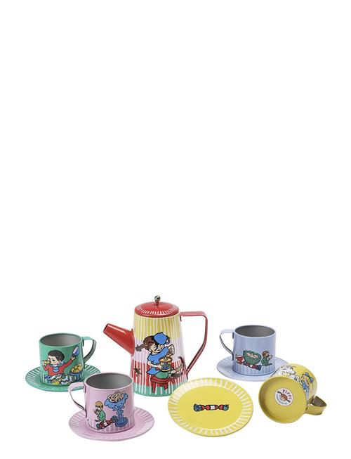 Pippi Kids Tea Set, Tin Micki Leksaker Patterned