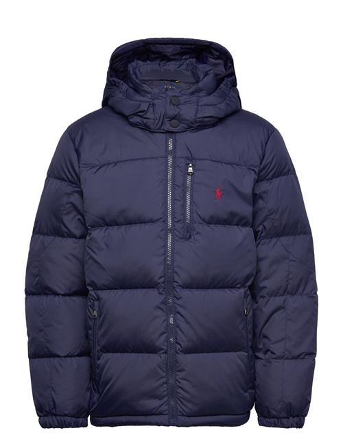 Ripstop Down Hooded Jacket Ralph Lauren Kids Navy